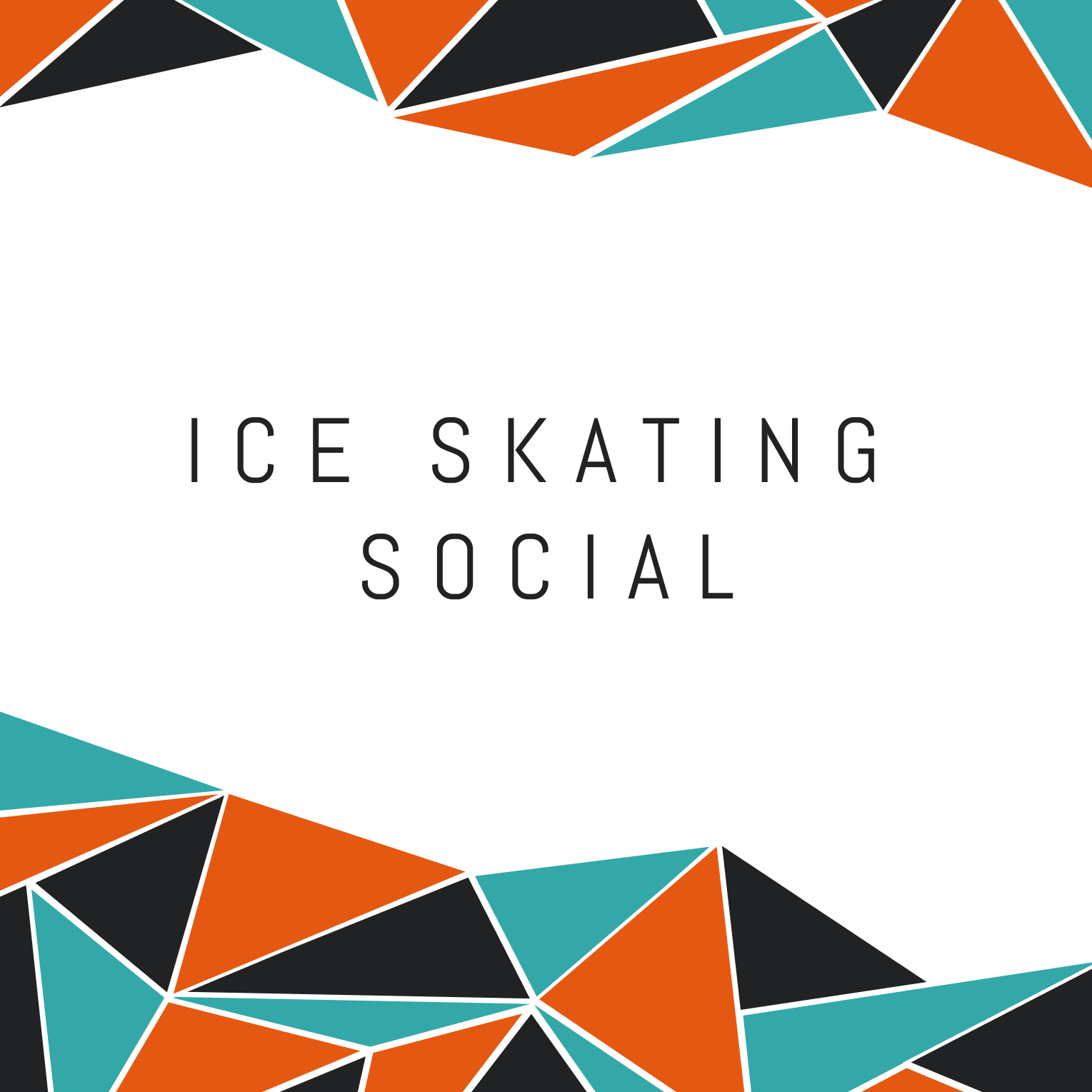 Ice Skating Social Flyer